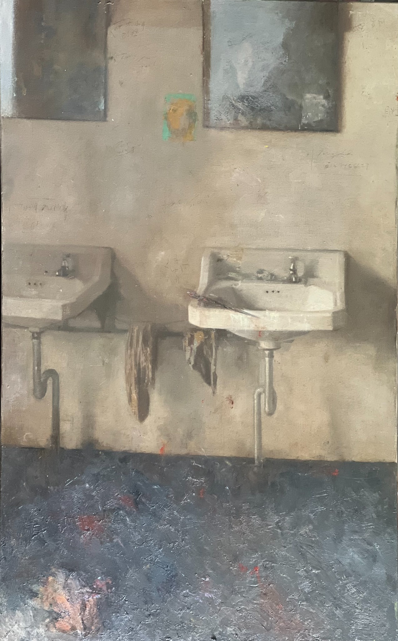 An Artist's Sink by Tong Luo