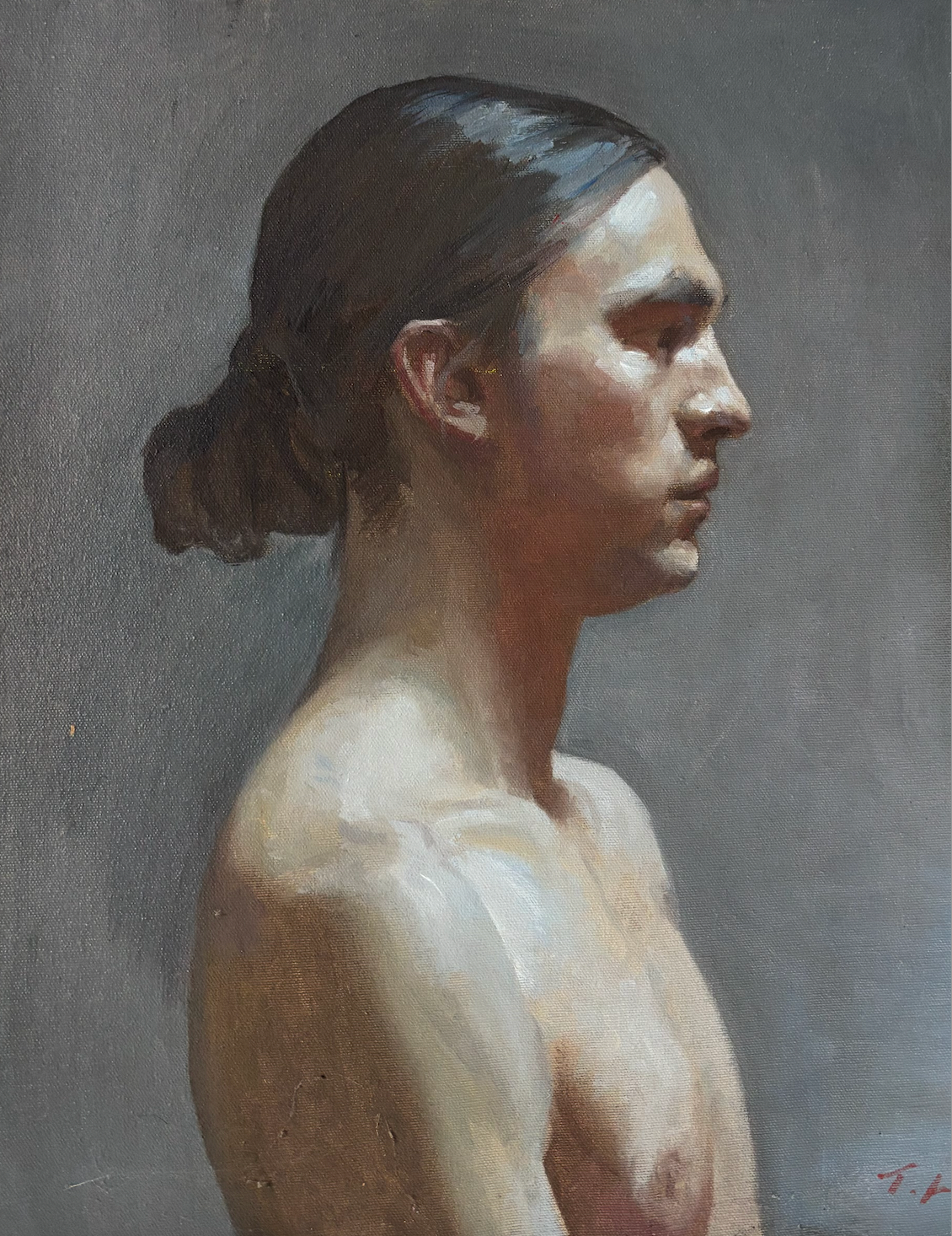 Profile in Gray by Tong Luo